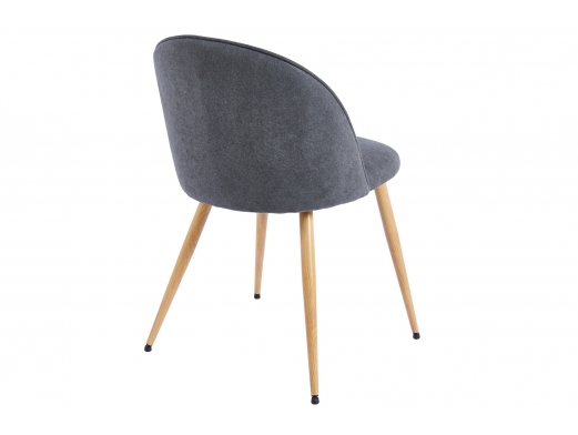 Pack 2 sillas comedor tapizadas color gris-oak  merkamueble 2